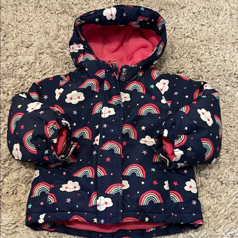 The Children's Place 3 in 1 Rainbow Print Jacket, Size 2T